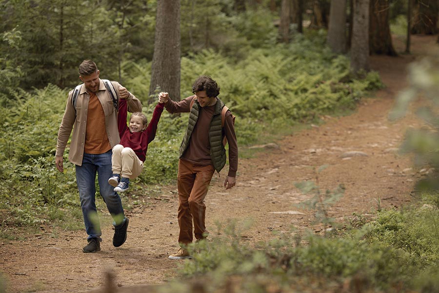 Paseo en familia navacerrada